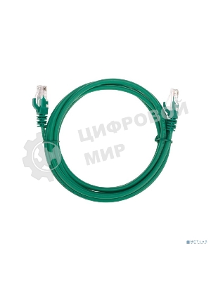 Патч-корд U/UTP Rexant cat.5e, RJ45-RJ45, 26AWG, ZH нг(А)-HF, зеленый, 2 м
