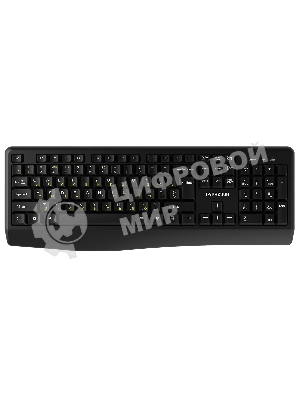 Беспроводная клавиатура Гарнизон GK-W150, 104кл, 2.4 ГГц, черная