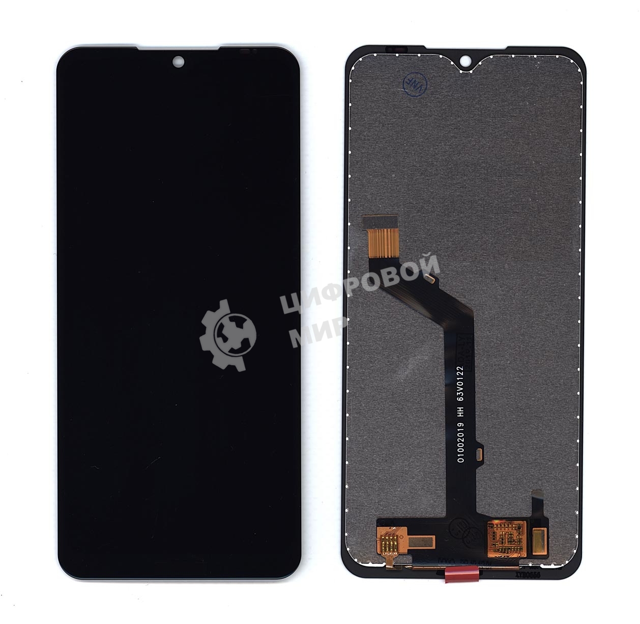 Дисплей для Nokia 6.2 черный