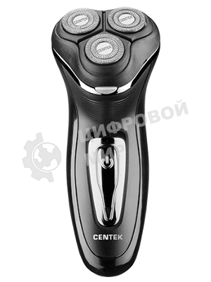 Электробритва Centek CT-2166 (хром/черный) ротор, АККУМУЛЯТОР + РАБОТА ОТ СЕТИ,триммер