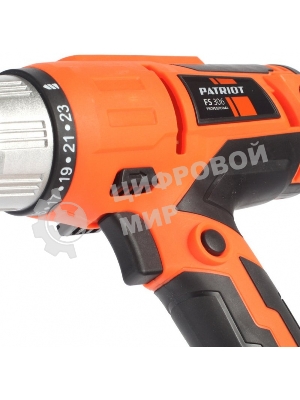 Дрель-шуруповерт Patriot FS 306, 300 Вт, 35 Нм, щеточный