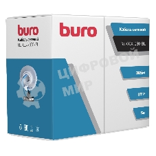 Кабель сетевой Buro BU-CCA-050-BL UTP 4 пары cat5E solid 0.50мм CCA 305м синий