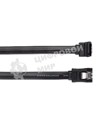 Кабель SATA M --SATA M 3.0V 7 pin угловой разъем Telecom 0.5m TUS705-0.5M