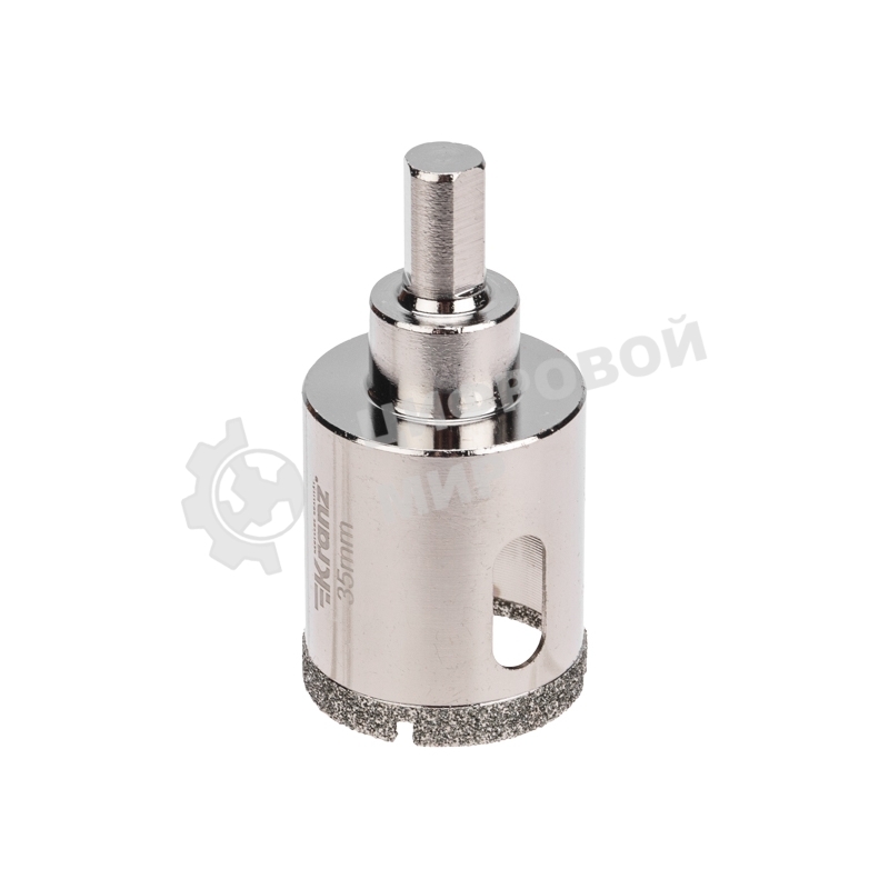 Коронка алмазная Kranz 38 мм по керамограниту с центровочным сверлом