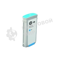 Картридж струйный HP 728 с голубыми чернилами для принтеров Designjet, 130 мл