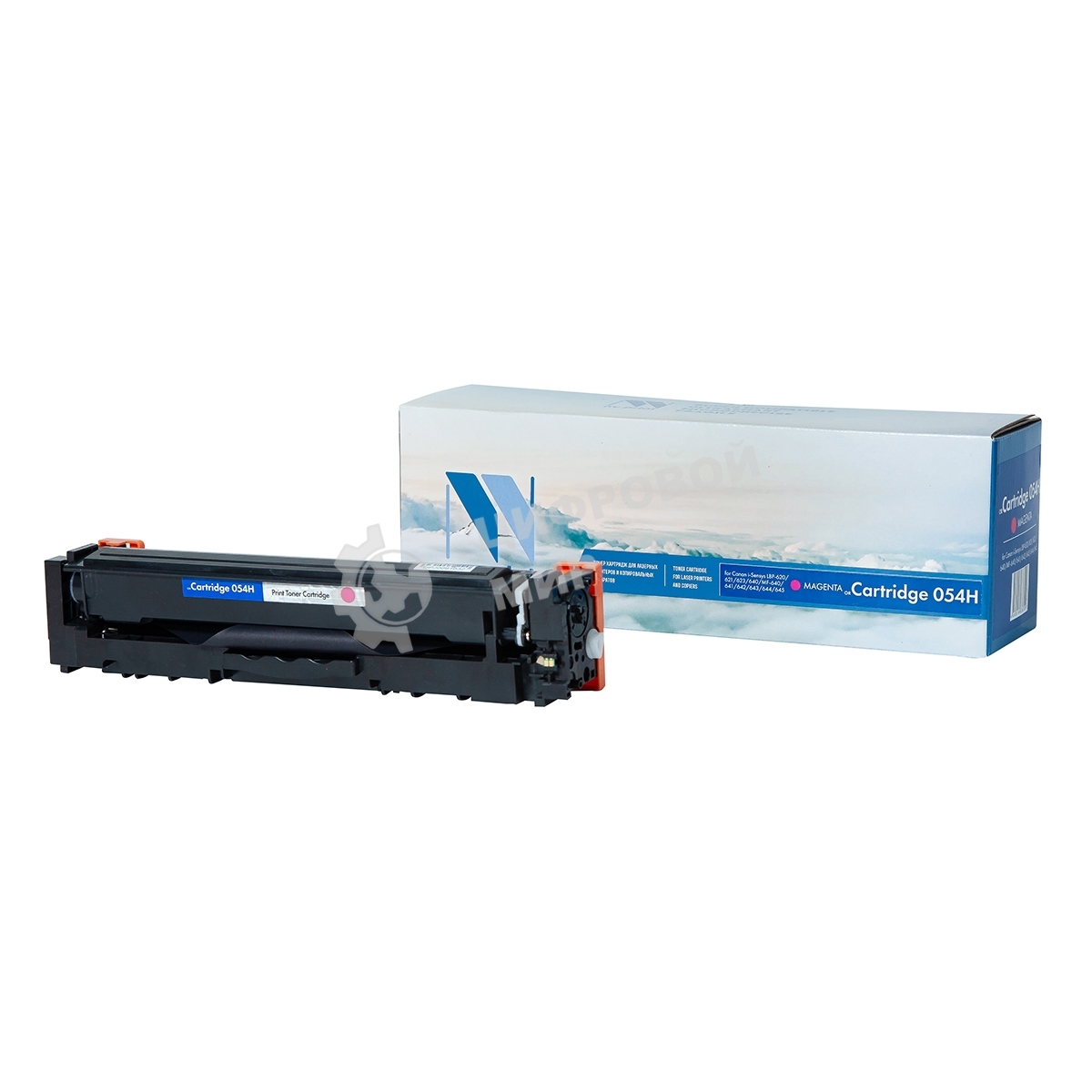 Картридж лазерный NVPrint совместимый NV-054H Magenta для Canon i-Sensys LBP-620/621/623/640/MF-640/641/642/643/644/645 (2300k)