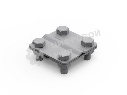 Соединитель крестовой пруток-пруток d8 ДКС NG3104