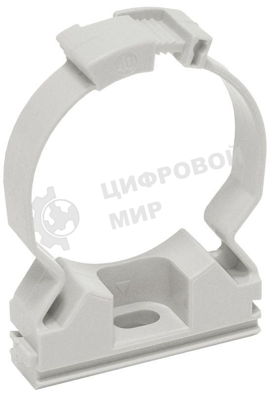 Держатель хомутный для труб CFC16 d16 IEK CTA10MP-CFC16-K41-100