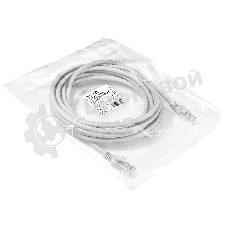 Патч-корд LSZH ExeGate EX290422RUS UTP-RJ45-RJ45-5e-10M-LSZH-GY, UTP, cat.5e, 10м, серый