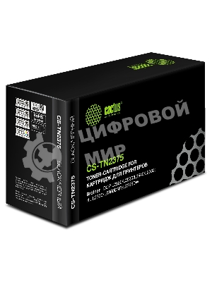 Картридж лазерный Cactus CS-TN2375 черный (2600 стр.) для Brother DCP L2500/L2520/L2540/L2560