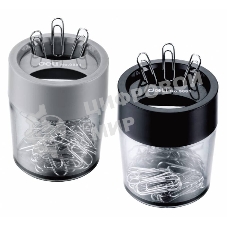 Скрепочница Deli E9881 магнитная прозрачный картонная коробка