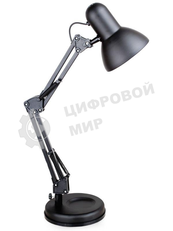 Светильник KD-313 C02 настол. 230В 60Вт E27 черный Camelion 13640