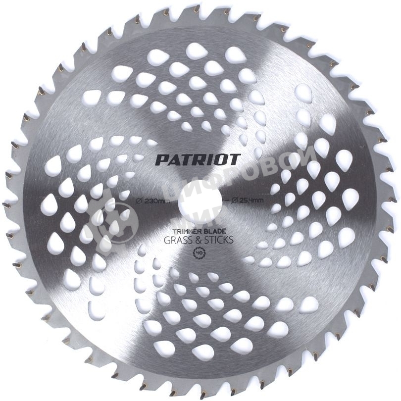 Сменный нож для садовых триммеров Patriot TBS-40 Promo L=230мм (809115226)
