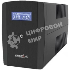 Источник бесперебойного питания Импульс Юниор Смарт 800 480Вт 800ВА черный