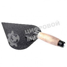 Кельма штукатура стальная, деревянная усиленная ручка Россия