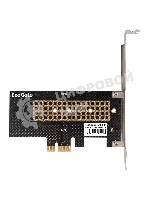 Переходник ExeGate EXE-597 (M.2 M key -> PCI-E x1 v2.0, для установки SSD M.2 M key в слот PCI-E)