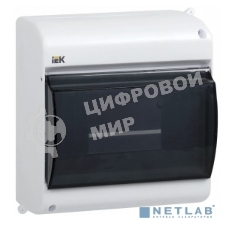 Бокс ОП КМПн 2/6 для 6 авт. выкл. прозр. крышка IP30 IEK MKP42-N-06-30-09