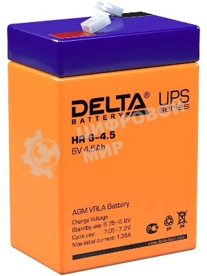 Батарея для ИБП Delta HR 6-4.5 (6V, 4.5Ah)