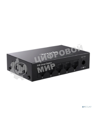 Коммутатор облачный управляемый Tenda TEG2205D 5x1 Гбит/с, настольный, металлический корпус