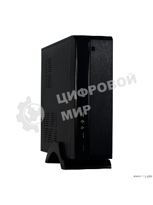 Компьютерный корпус MiniITX ExeGate MI-207 Black, miniITX/mATX, (без БП), 2хUSB, Audio