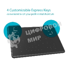 Графический планшет Huion H430P USB черный