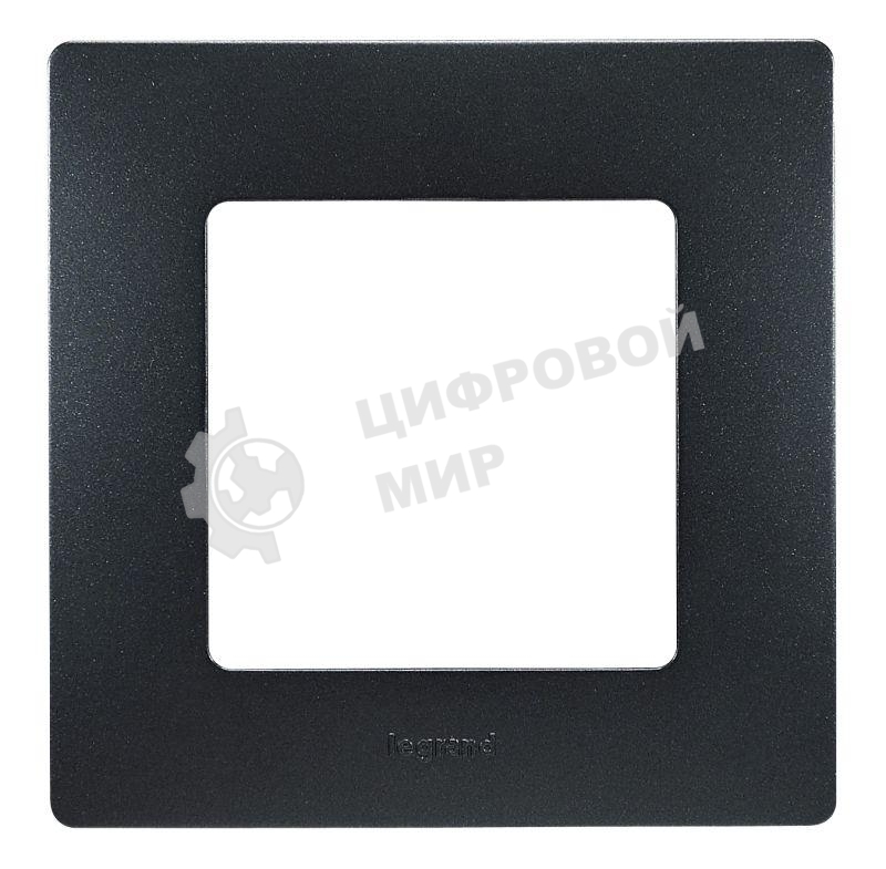 Рамка 1-м Etika антрацит Legrand 672581