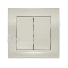 Выключатель 2-кл. СП Бриллиант 10А IP20 сл. кость Universal 7948622