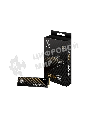 Накопитель SSD MSI SPATIUM M461, 2TB, M.2 2280, PCIe 4.0 x4, NVMe, R/W 5000/4200