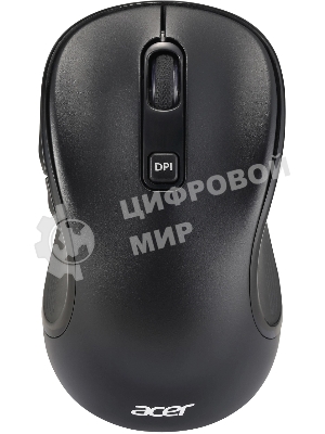 Мышь беспроводная Acer OMR303 черный, 1600 dpi, радиоканал, USB, кнопки - 6