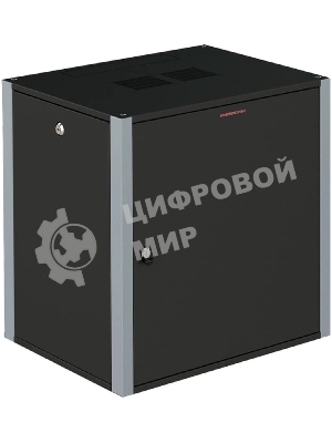 Шкаф коммутационный Sysmatrix (WP 6409.920) настенный 9U 600x450 мм пер. дв. металл 2 бок. пан. 60 кг черный 17 кг IP20