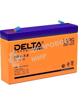 Батарея для ИБП Delta HR 6-7.2 (7.2 А\ч, 6В)