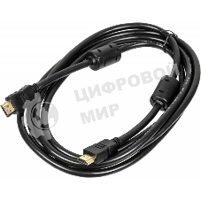 Кабель аудио-видео Ningbo HDMI (m)/HDMI (m) 3м. феррит.кольца позолоченные контакты черный (HDMI-3M-MG(VER1.4))