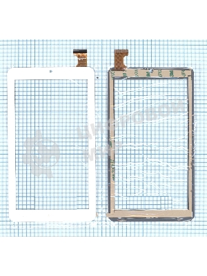Сенсорное стекло (тачскрин) для Acer Iconia One B1-770, белое