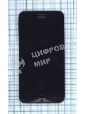 Дисплей для Asus ZenFone 2 Laser ZE550KL черный с рамкой