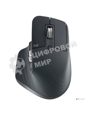 Мышь беспроводная Logitech MX Master 3s графитовый, 8000 dpi, радиоканал, Bluetooth, USB, кнопки - 7