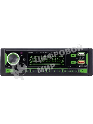 Автомагнитола Digma MCP-450, 1 DIN, Bluetooth, USB Type-A, AUX, пульт ДУ