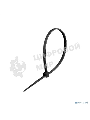 Стяжка (хомут) нейлоновая ExeGate CV66-500x4.8B EX293130RUS (нейлон 6.6, 500x4.8 мм, неоткрывающаяся, halogen free, -40°C - +85°C, черная, 100 шт)