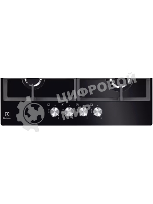 Газовая варочная панель Electrolux KGG6426K, независимая, черный