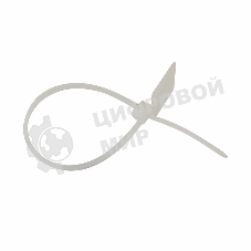 Хомут с площадкой под маркер Rexant nylon 100x2,5 мм 100 шт. белый