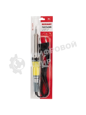 Паяльник Rexant с керам. нагревателем долговечное жало 220В/60Вт