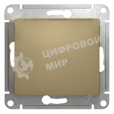 Механизм выключателя 1-кл. СП Glossa 10А IP20 10AX титан SchE GSL000411