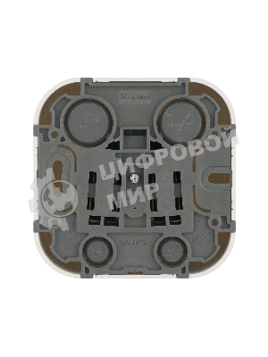 Розетка 1-м ОП Quteo 16А с заземл. белый Legrand 782211