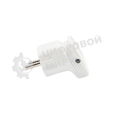 Вилка Евро Rexant угловая с з/к 16А белая