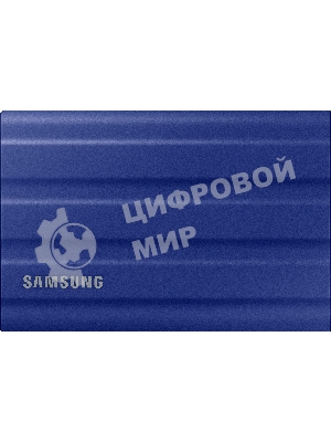 Внешний SSD Samsung T7 Shield, 1TB, USB 3.2 Gen 2 Type-C, R/W 1050/1000, синий