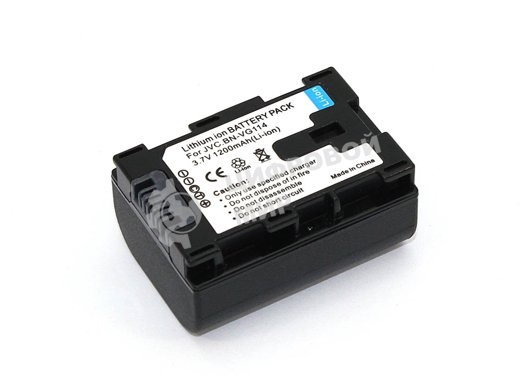 Аккумуляторная батарея для видеокамеры JVC GZ-HD (BN-VG114) 3.7V 1200mAh