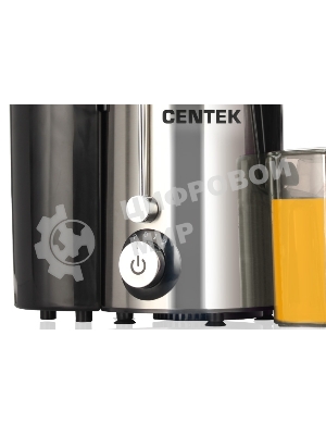 Соковыжималка Centek CT-1209 стальной/чёрный, центробежная, 600 Вт, 500 мл, механическое