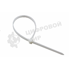 Хомут-стяжка кабельная нейлоновая Rexant 150x2,5 мм, белая, упаковка 100 шт.