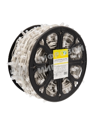 Гирлянда Neon-night LED Клип-лайт 12 V, прозрачный ПВХ, 150 мм, цвет диодов теплый белый, Flashing (белый)