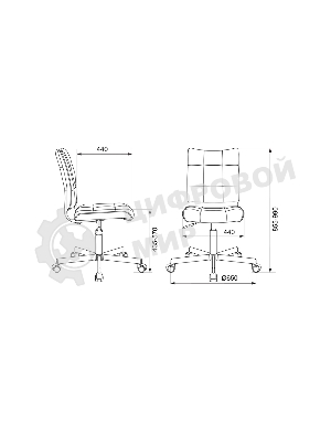 Кресло Бюрократ CH-330M/BEIGE бежевый, экокожа, 120 кг, механизм качания, без подлокотников