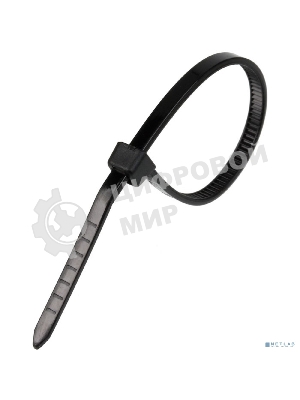 Стяжка нейлоновая Exegate EX253847RUS неоткрывающаяся CV-100B, 100 мм, упак. 100 шт черная